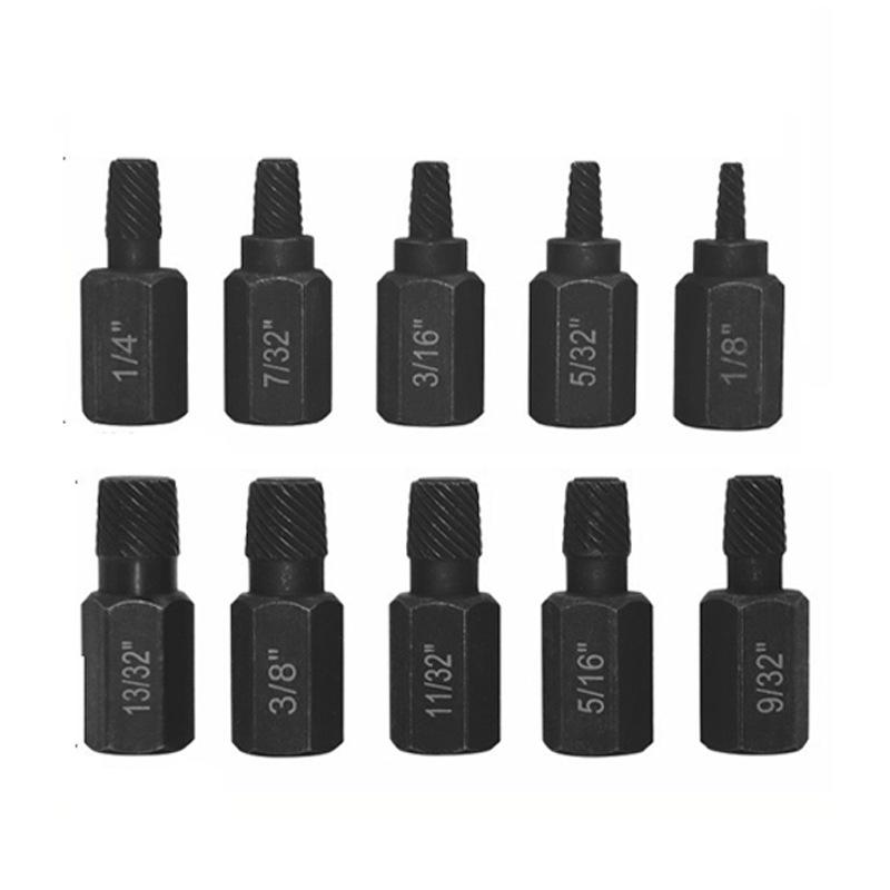 Imperial 10-PC Spiral Bolt Extractor & Removal Tool Set