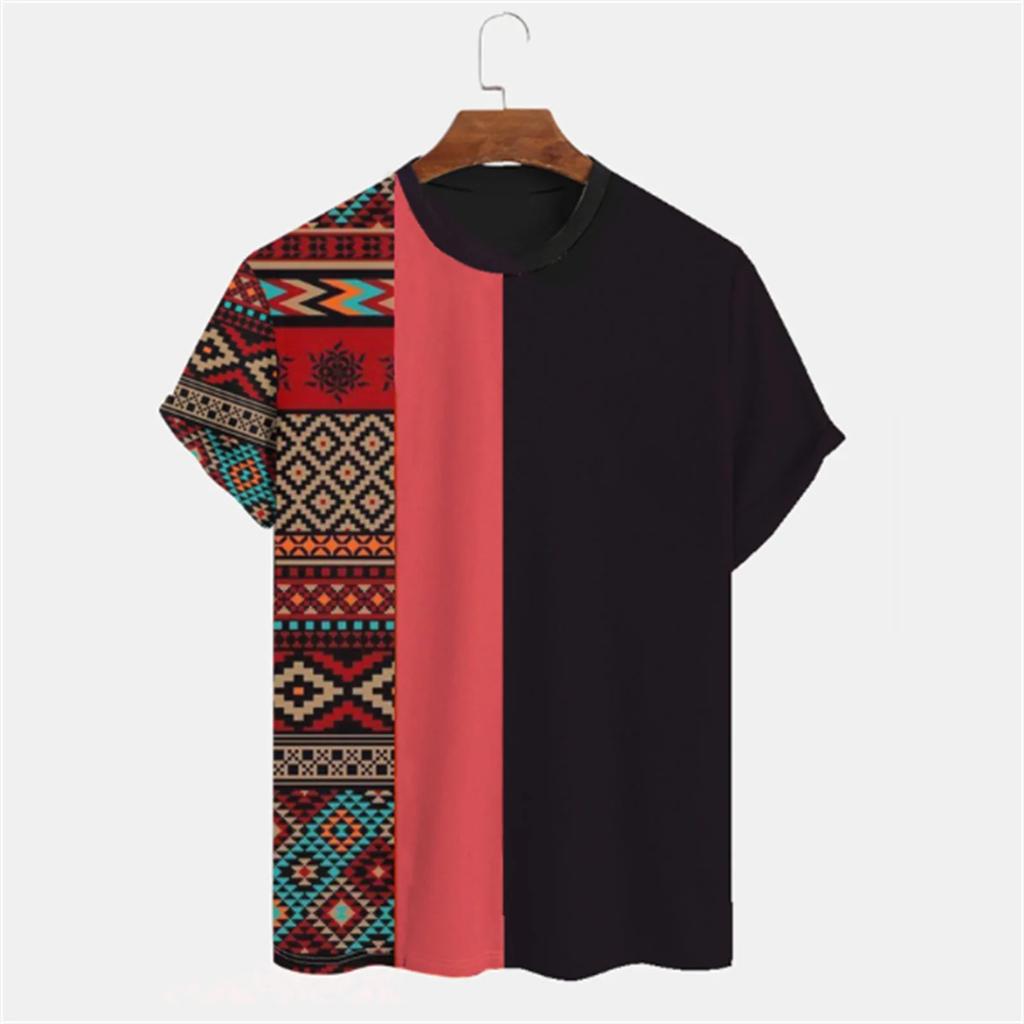 T-shirt da uomo T-shirt sportive per uomo Abbigliamento Top estivi Stampati in 3D Manica corta Outdoor Casual Oversize Maglietta da corsa per uomo