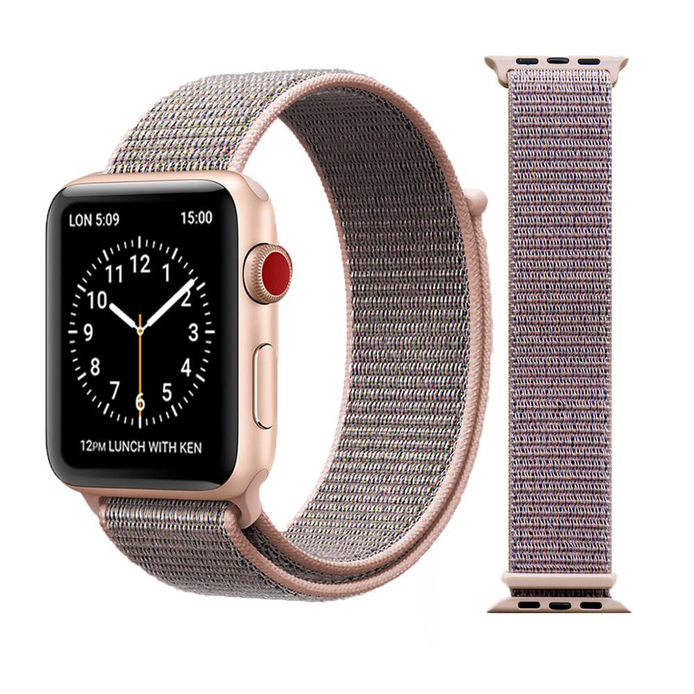 Banda para Apple Watch Series 3/2/1 38MM 42MM Nylon Soft Breathable  Replacement Strap Sport Loop para Iwatch Series 4 5 40MM 44MM Correa  comprar a buen precio — entrega gratuita, reseñas reales con fotos — Joom