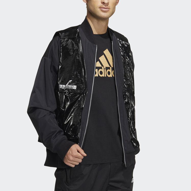 Adidas X Transformers Spring Festival Special Edition 2-in-1 Vest And Jacket Men Outerwear Black HM7466