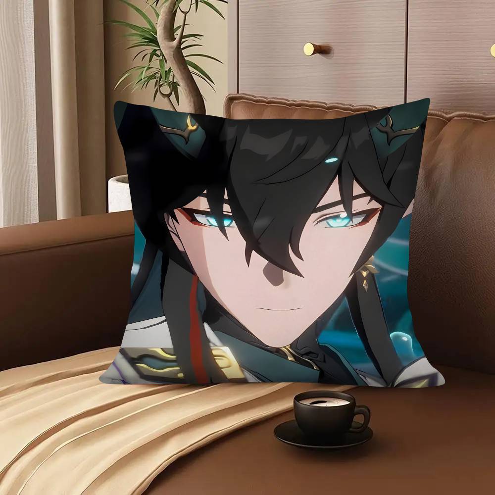 1pc Game Honkai Star Rail Anime Imbibitor Lunae Pillow Case Fashion Square Pillowcase Bedroom Sofa Room Ins Decoration Leisure