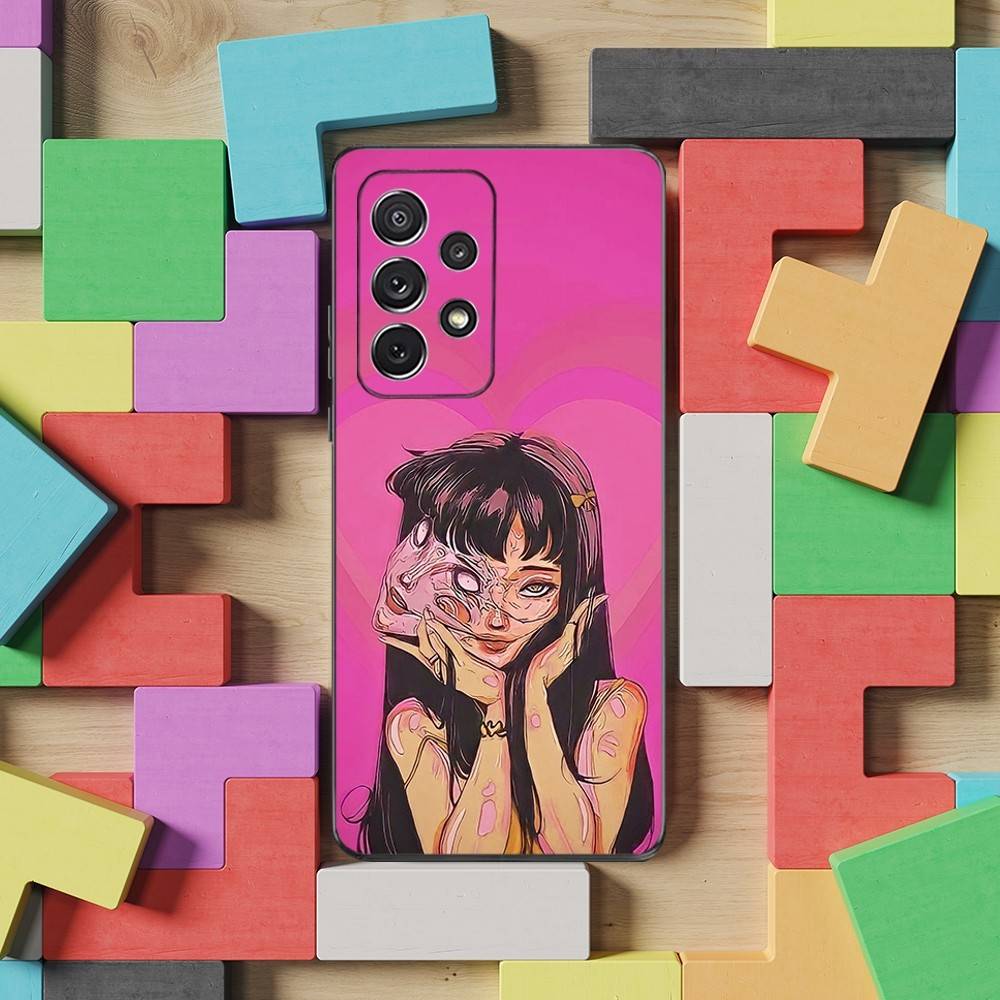 

Comics J-Junji Ito T-Tomie Phone Case For Samsung S25,S24,S23,S22,S21,S20,S10,Ultra,Plus,Lite,FE,Soft Silicone Black Cover Samsung S23ULTRA5G