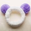  Plush Headband Sweet Face Wash And Makeup 3-D Hair Ball Headband