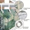 Green Iguana Shower Curtain - Animal Theme, Natural Landscape Design, Polyester Bathroom Decor,  12 Hooks