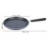 Round Shape Nonstick Crepe Pan Aluminum Alloy Flat Skillet Pan  Pancake Egg Pizza Tortilla