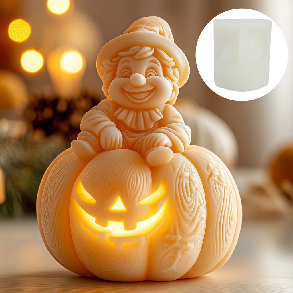 Maple Crow Relief Pumpkin Candle Silicone Mold Crow Black Bird Ball Pumpkin Candle Silicone Mould Resin Mold Crows Gypsum Molds