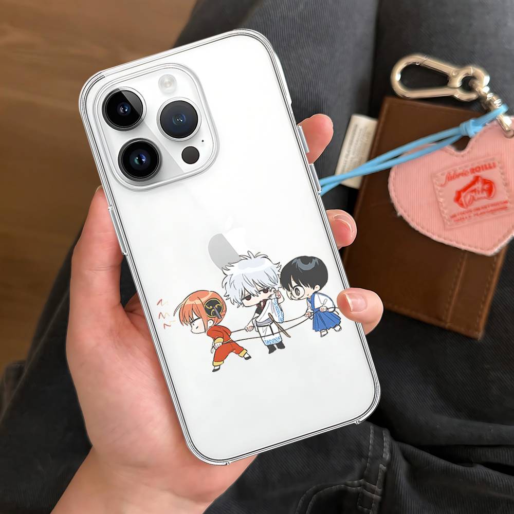 Phone Case For Samsung S26 S25 S24 S23 S22 S21 S20 FE Note20 Note10 Plus Ultra Lite Edge Amine G-Gintama 5G Clear Soft TPU Cover