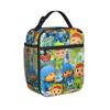 Pocoyoed Comedy Cartoon Insulated Lunch Bag Large Reusable Cooler Bag Tote Lunch Box School Picnic Food Bag