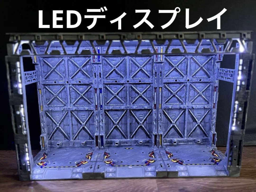 

[Б/У] Дисплейный ангар Гандам Ганпла Светодиодная подсветка Аниме Покраска Yamada Chemical