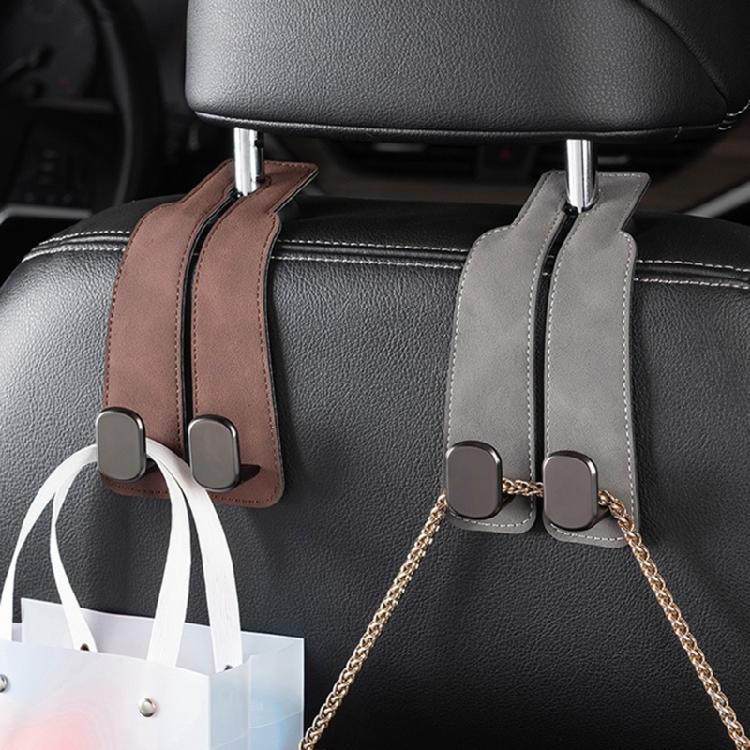 Multifunctional Bag Hook Leather Phone Stand Car Seat Back Hook Phone Hodler