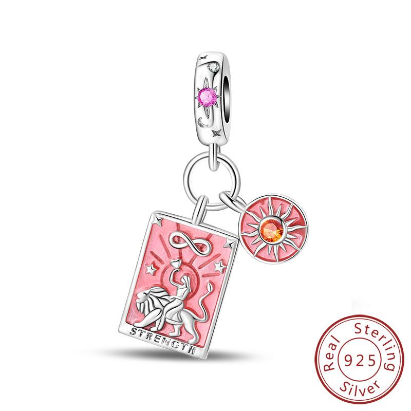 New Copper Charms Beads Pendants Sun Moon Stars Magic Tarot Charms Fit Original Bracelets Women Fine Jewelry Gifts