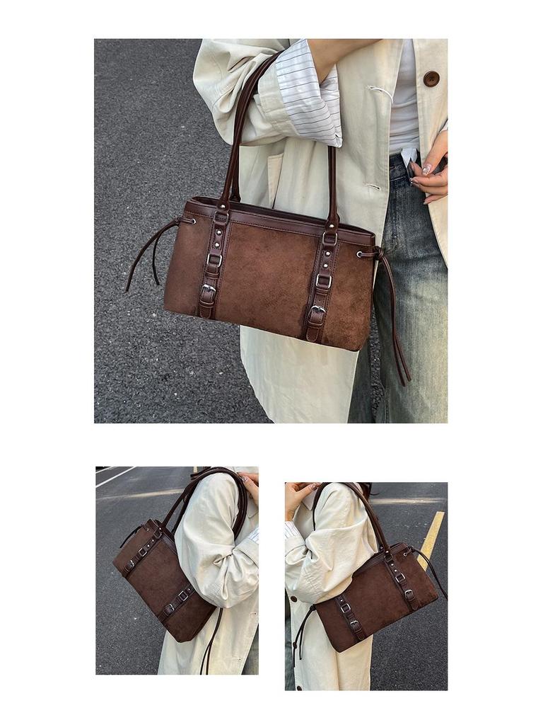 Torba Tote o Dużej Pojemności z Nadrukiem Leoparda - Jesień 2025 Retro Torba na Ramię dla Kobiet