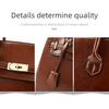 Vintage-Tragetasche mit Schloss, Damen-Schultertasche