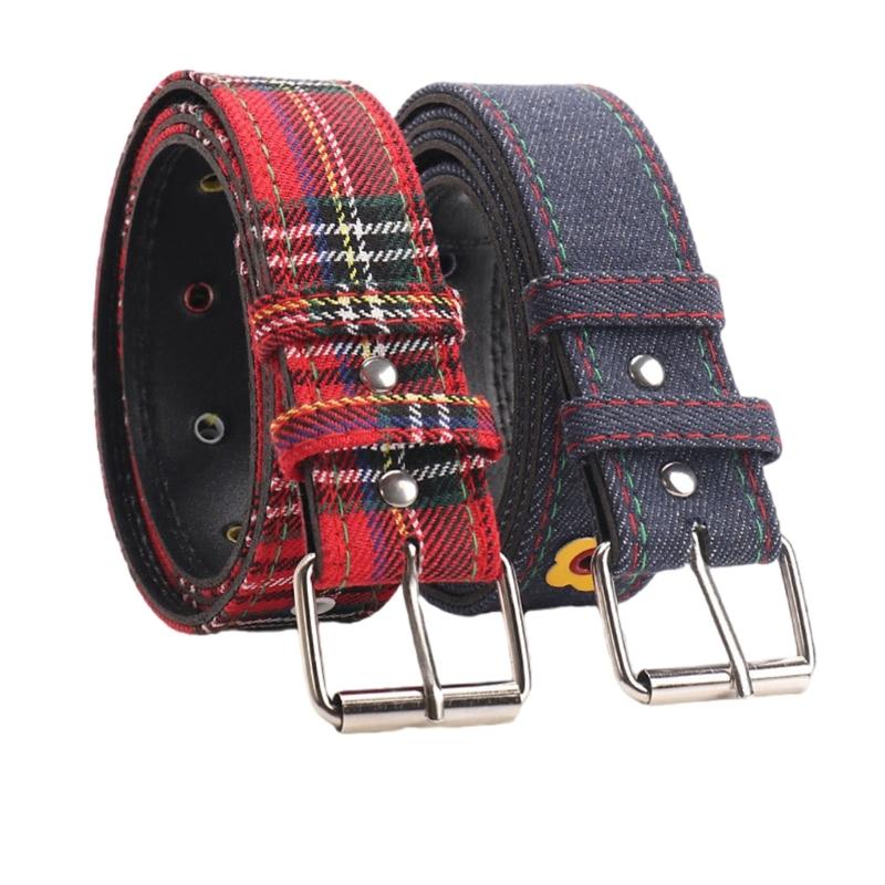 Trendy Flower Rivets Waist Belt with Candy Color Eyelet Adjustable Waist Band For Casual Outfit Party Waist Decoration