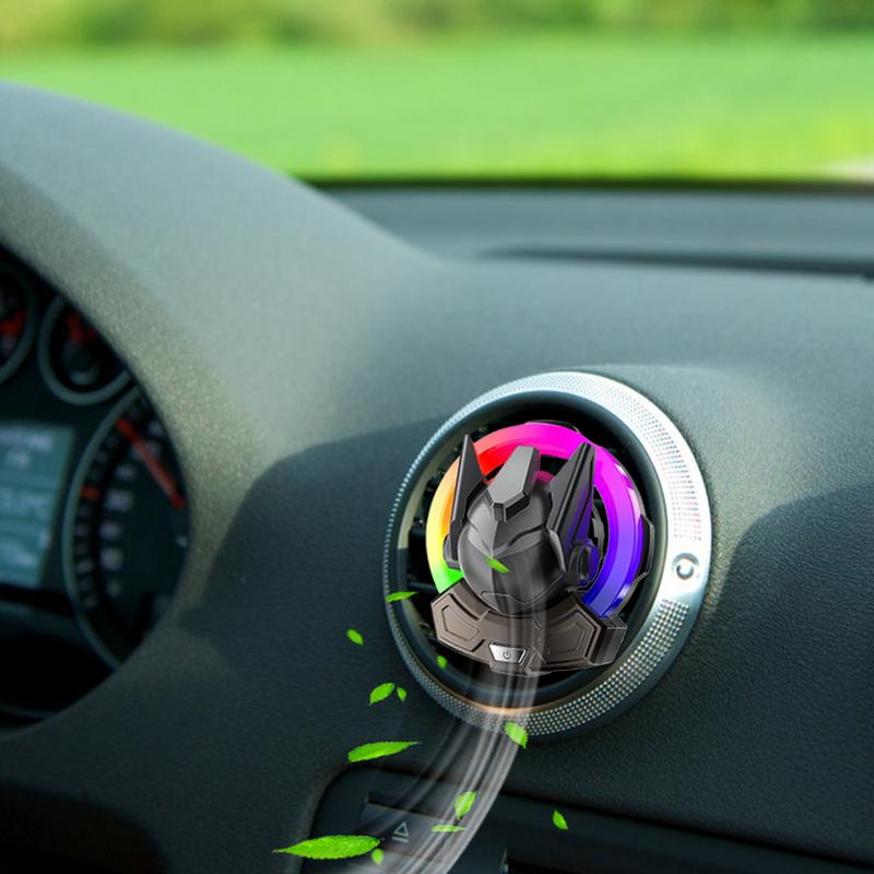 Car Vent Air Freshener Car Perfume Ornament Outlet Vent Aromatherapy Fresheners Auto Perfume Decoration With Light For Truck