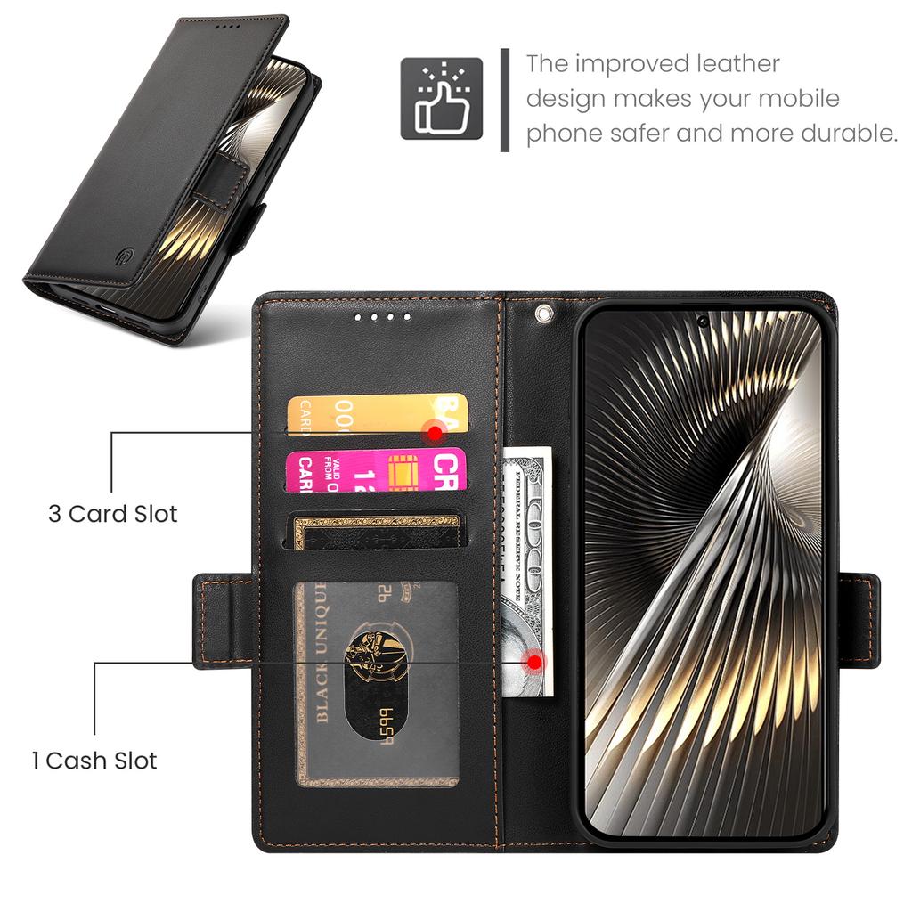 For Xiaomi Poco X7 Pro 5G/Redmi Turbo 4 5G Stand Case PU Leather Wallet Phone Cover