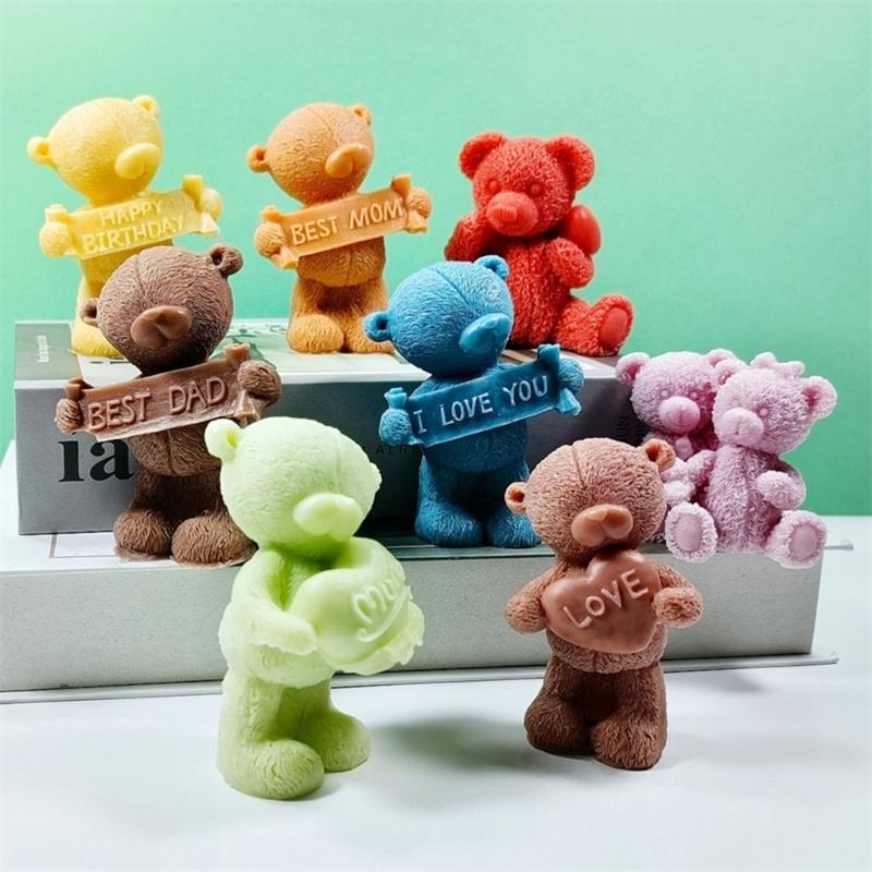 DIY Castings Moulds Cylinders Candle Mould Silicone Craft Pendants 3D Cylinders Candle Molds Candle Decorations Moulds