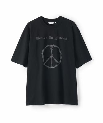 PARTIMENTO Distorted Piece Tee Black