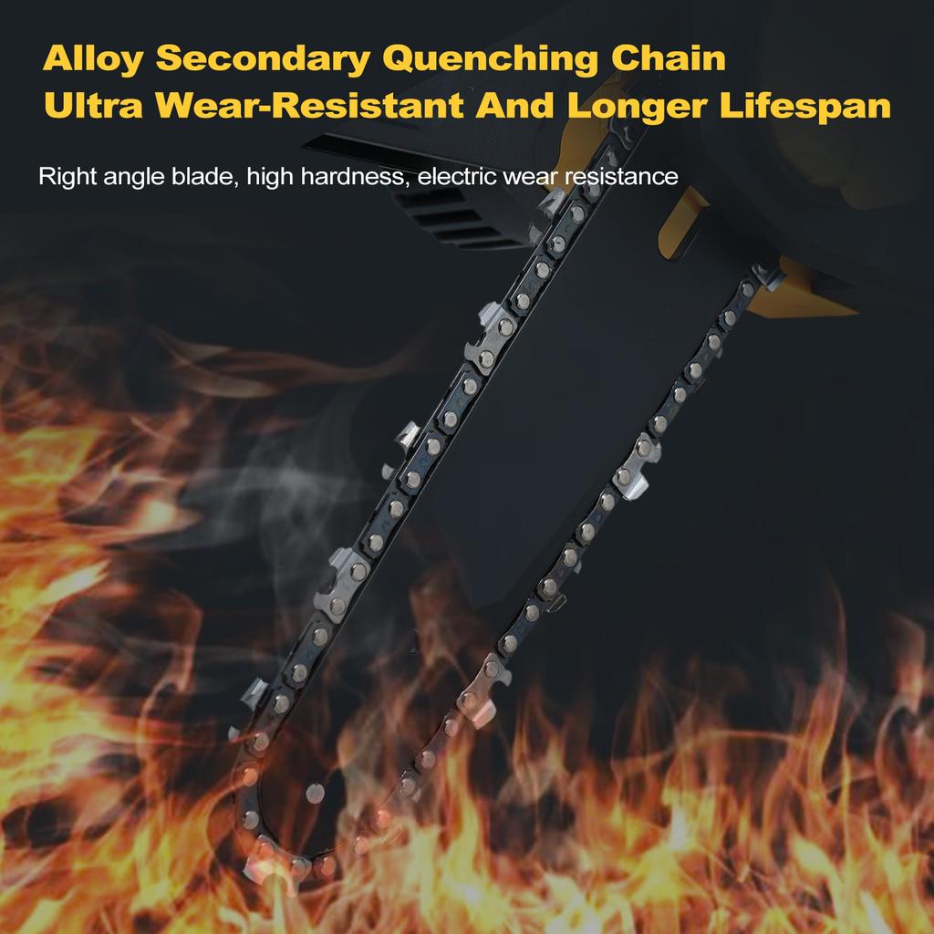 Akku-Mini-Kettensäge 6 Zoll Handgehaltene Tragbare Elektrische Kettensäge mit 2,0Ah Akku 20V Haushalt