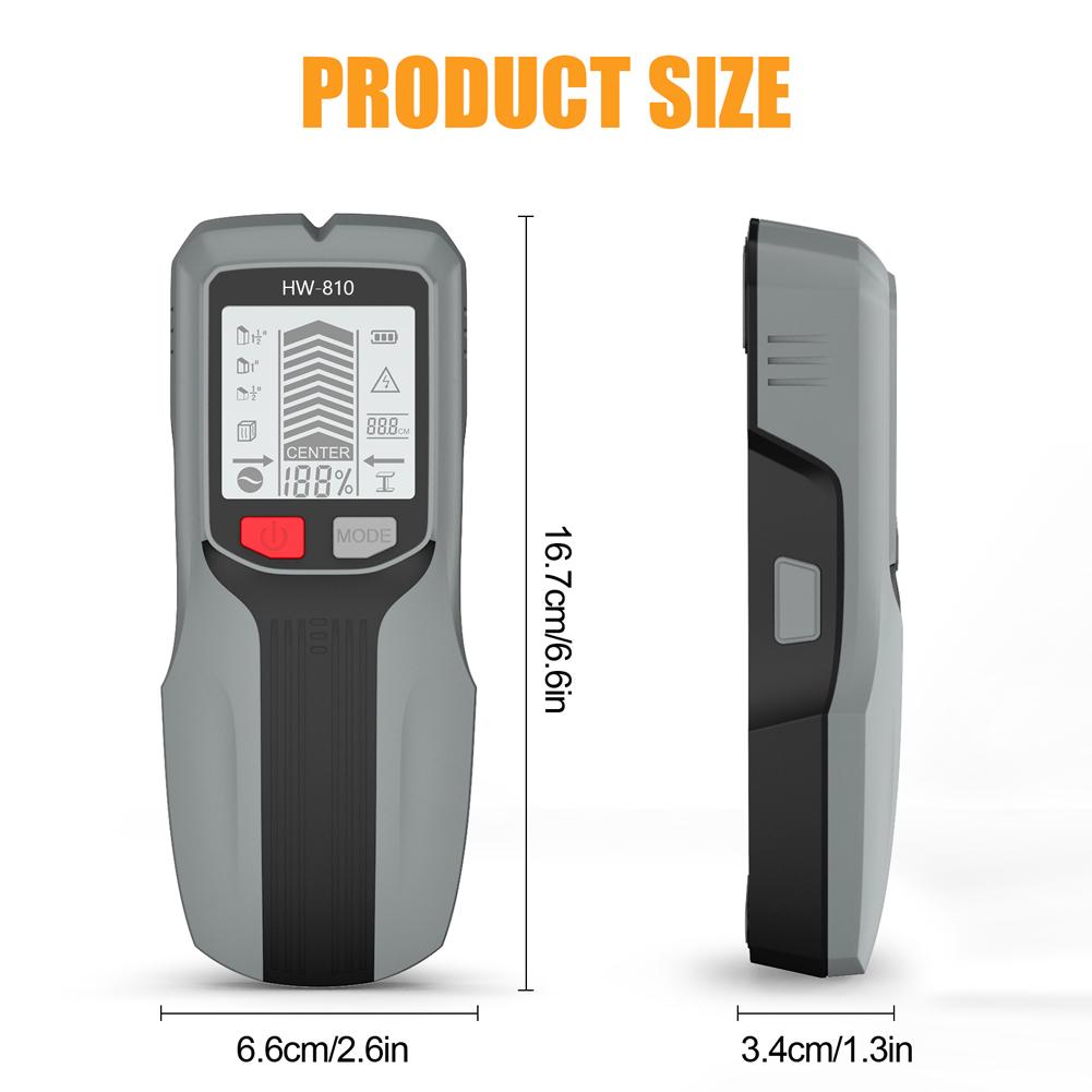 6 in 1 Smart Stud Finder Wall Scanner Stud Finder Wall Detector Stud Finder Tool for Wood Magnetic Metal AC Wire Finding