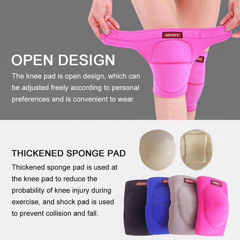 Protection Genou Danse Genouillères De Protection Unisexe - Élastique, Respirantes, Pour Sport, Danse, Yoga - Noir Protection Genoux Danse