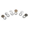 24pcs Metal Jeans Expander Button Elastic Spring Pants Waist Extender  For Skirts Trousers