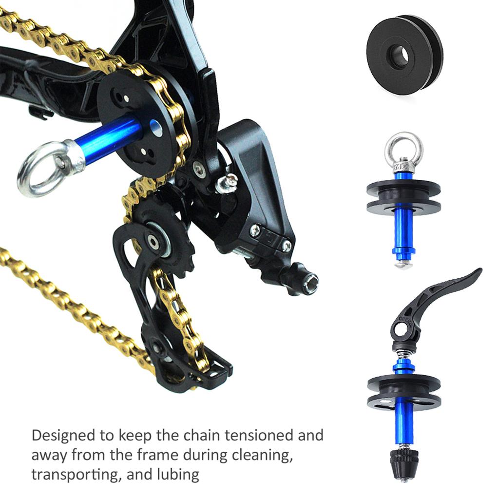 Bike Chain Holder Bicycle Bike Chain Keeper Holder Cycle Dummy Hub Chain Keeper Road Bike Chain Cleaner for Chain