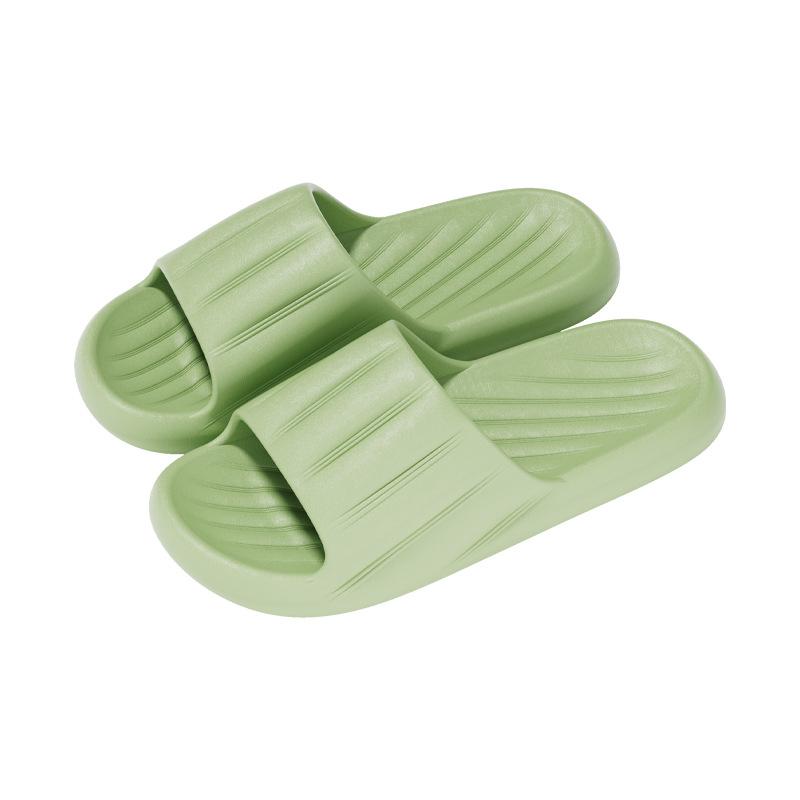 Indoor Eva Soft Sole Home Slippers Women Lightweight Comforable Non Slip Bathroom Shoes Woman Solid Color Platform Indoor Slides