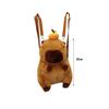 Capybara Backpack Creative Toy Bag Cute Cartoon for Camping Trips Party