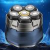 Electric Shaver IPX8 Waterproof Wet Dry Technology 6D Floating Head Quick Shave Magnetic Design LED