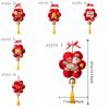 Chinese Zodiac New Year Decoration Handmade Plush Decoration  Atmosphere Decoration