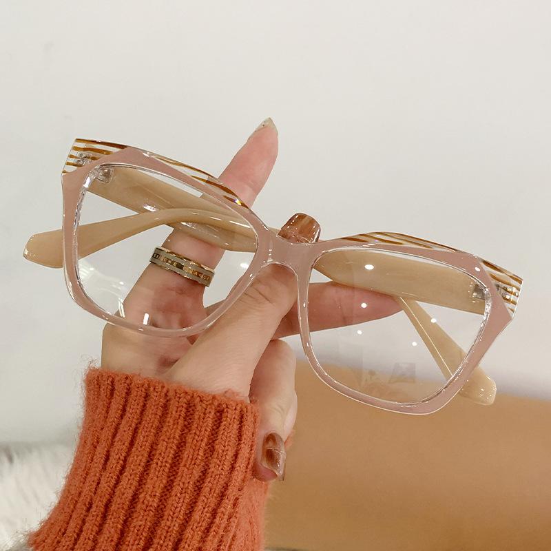 Luxury Cat Eye Computer Eyeglasses Women Brand Designer Gradient Color Reading Glasses Anti Blue Light Fashion Presbyopia Glasse