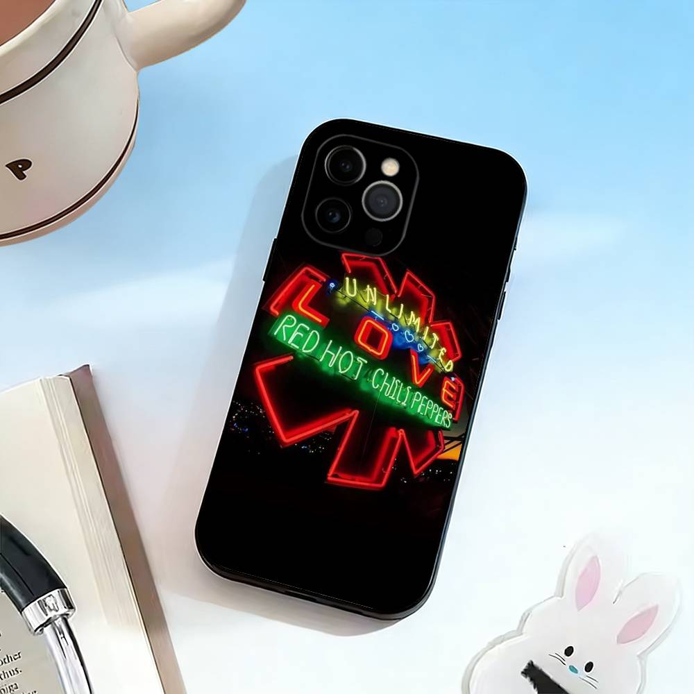 R-Red Hot Chili Peppers Phone Case Silicone Soft For IPhone 17 16 15 14 13 12 11 X XR Plus Pro Max Plus