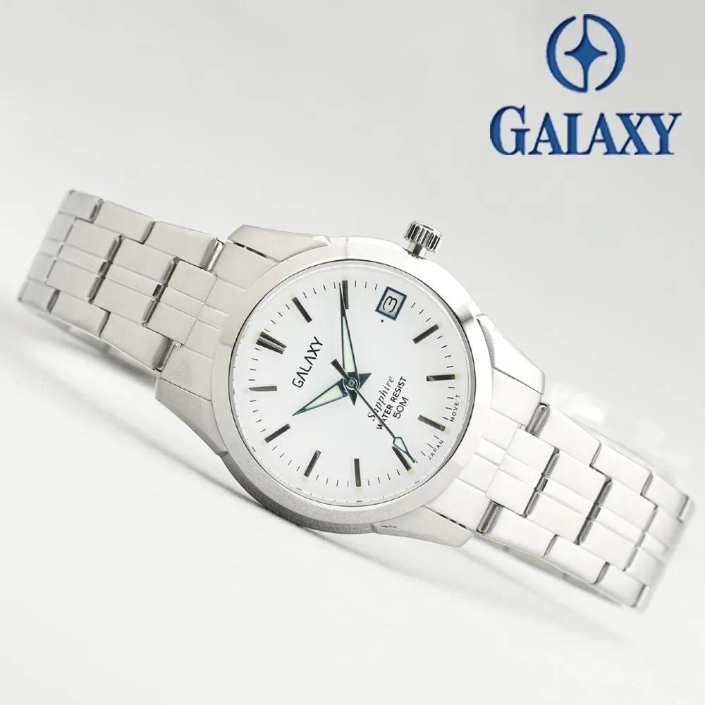 Galaxy Sapphire Glass Luminous Men's/Women's Couple Wristwatch QA9012MA/QA9012FA
