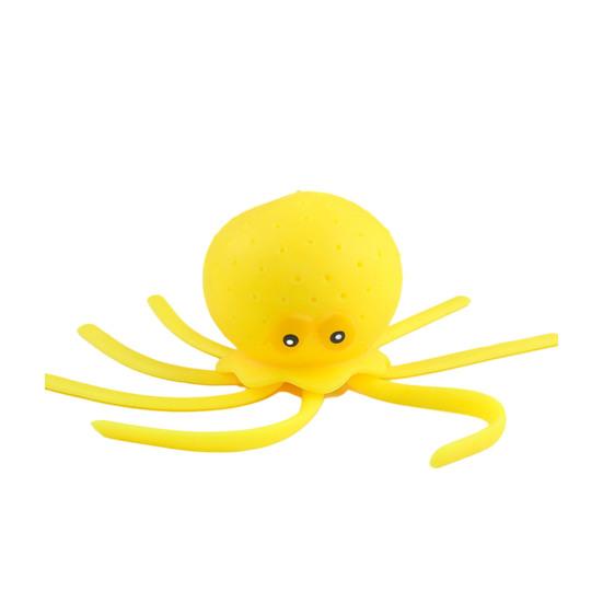 Squeeze Toy Whale Shape Slow Rebound Decompression Toy Bright Color Stress Relief Ball Desktop Ornament