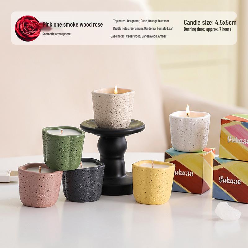 High-End Essential Oil Aromatherapy Candle Gift Set - Niche Fragrance Ornament for Bedrooms