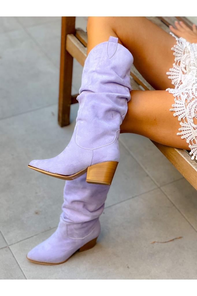 Bottes de mode modernes et élégantes pour femmes bottes en simili cuir daim bottes en daim de veau vert avec gousset bottes Dallas