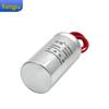 CBB60 Motor Capacitor for Washing Machine, Spin Dryer, Water Pump - 4/6/8/10/12/18UF, 450V Aluminum Case