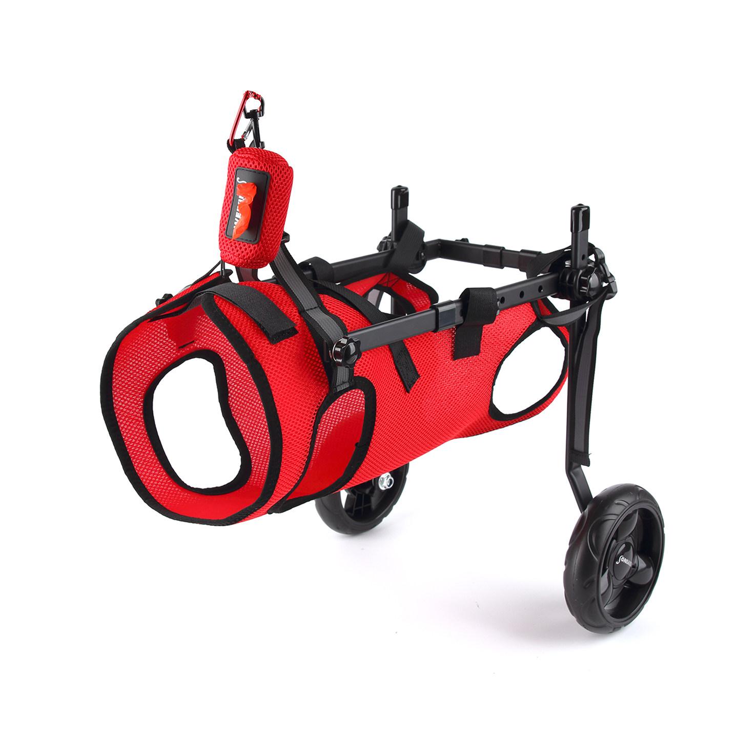 Pet Wheelchair for Hind Leg Disabilities Senior Dog Mobility Aid Cart Dog Rehabilitation Walking Support Pet Assistive Device XXS