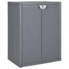 Vidaxl Gartenschrank, Grau, 65X45X88 Cm, Rattan Pp