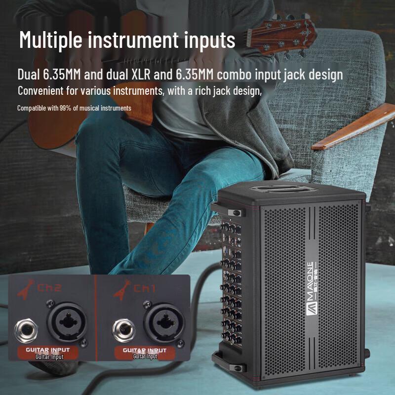 MALONE K-800 Portable Outdoor Live Streaming Instrument Speaker CN plug (adapter included)