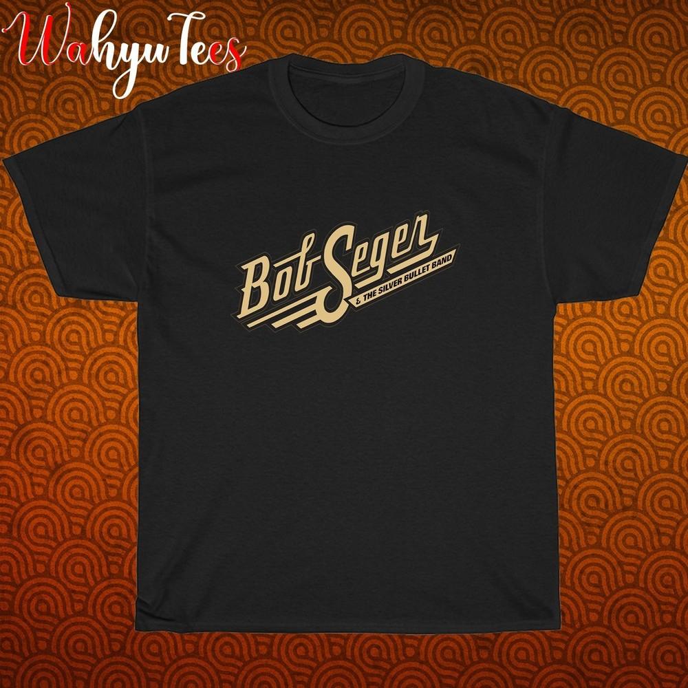 Bob Seger a The Silver Logo Černé/Šedé/Námořnické/Bílé Velikost S-5XL Unisex Tričko