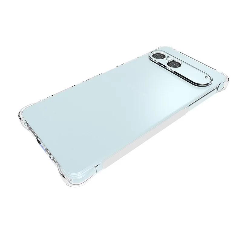 For Sony Xperia 10 VII Case WANLONFENG WL Series 2.0mm TPU Phone Cover with Tempered Glass Film