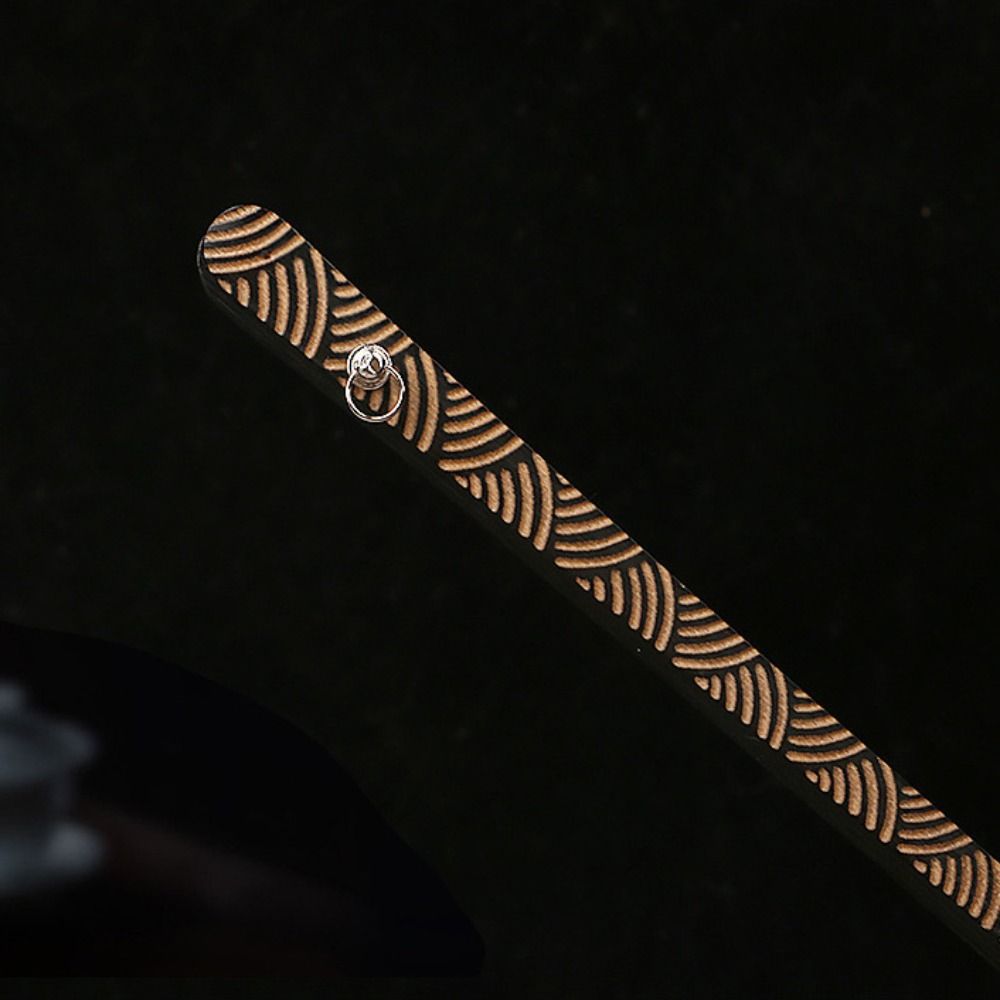 Carved Cloud Pattern Handle Folding Fan Sprinkled Gold Dance Fan Antique-style Folding Fan  Summer