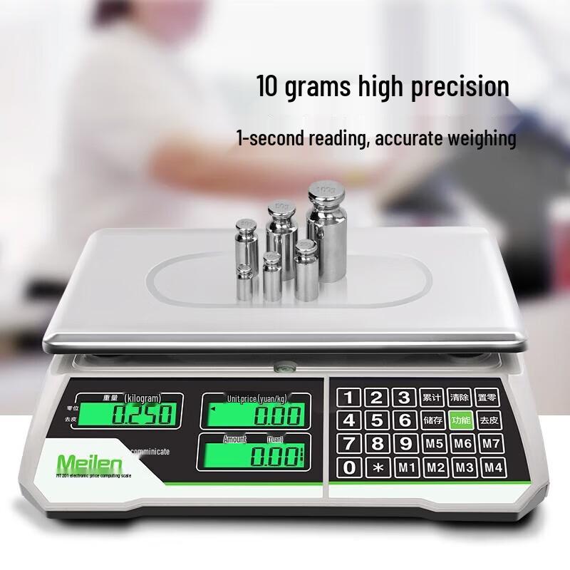 Meilen Commercial Waterproof Electronic Pricing Scale 30kg