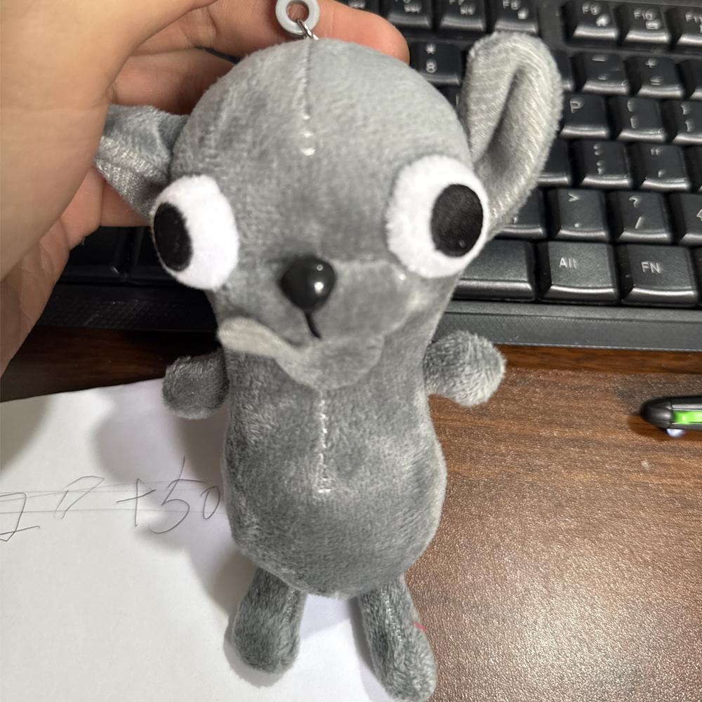 Funny Chihuahua Plush Toy Keychain Puppy Pet Stuffed Chihuahua Doll Weird Cute Realistic Plush Chihuahua Party Birthday Gift