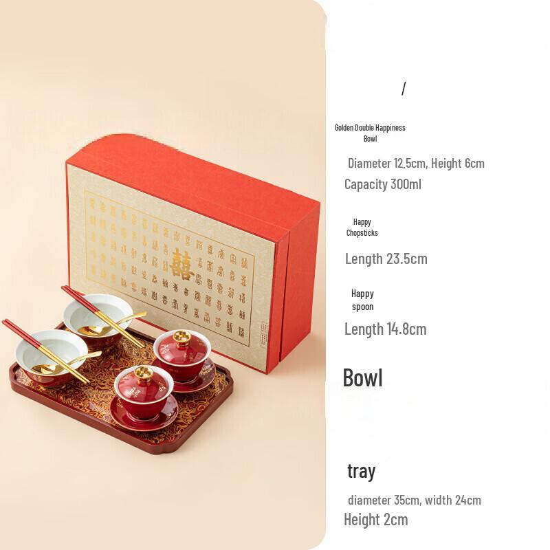 Yuanzu Ceramic Toast Tableware Gift Set