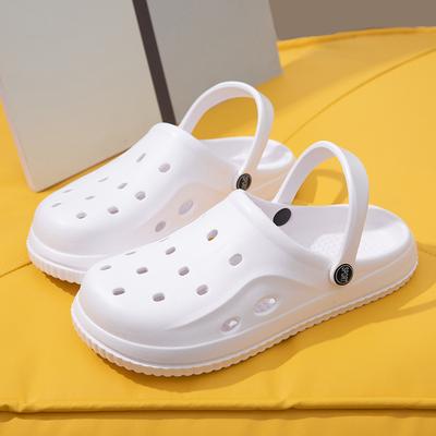 Men's Hole Shoes Wear New Non-slip Thick-soled Silent Cool Slippers Student Shoes Dormitory Women's Beach Slippers