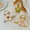 Flower Hair Claw Clips Sweet Girls Clamp Barrettes Exquisite Elegance Shark Crab Clips For Women Hair Accessories