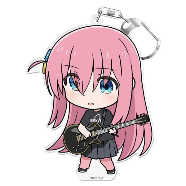 Bocchi the Puni Keychain Goto Hitori Band Rock! Colle! (with Stand) T-shirt Ver.